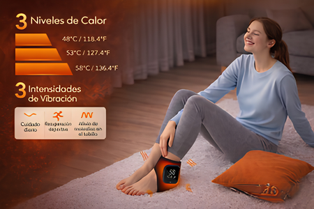 ThermoFlex Pro™ | cómoda tobillera térmica, alivia el dolor | 2x1