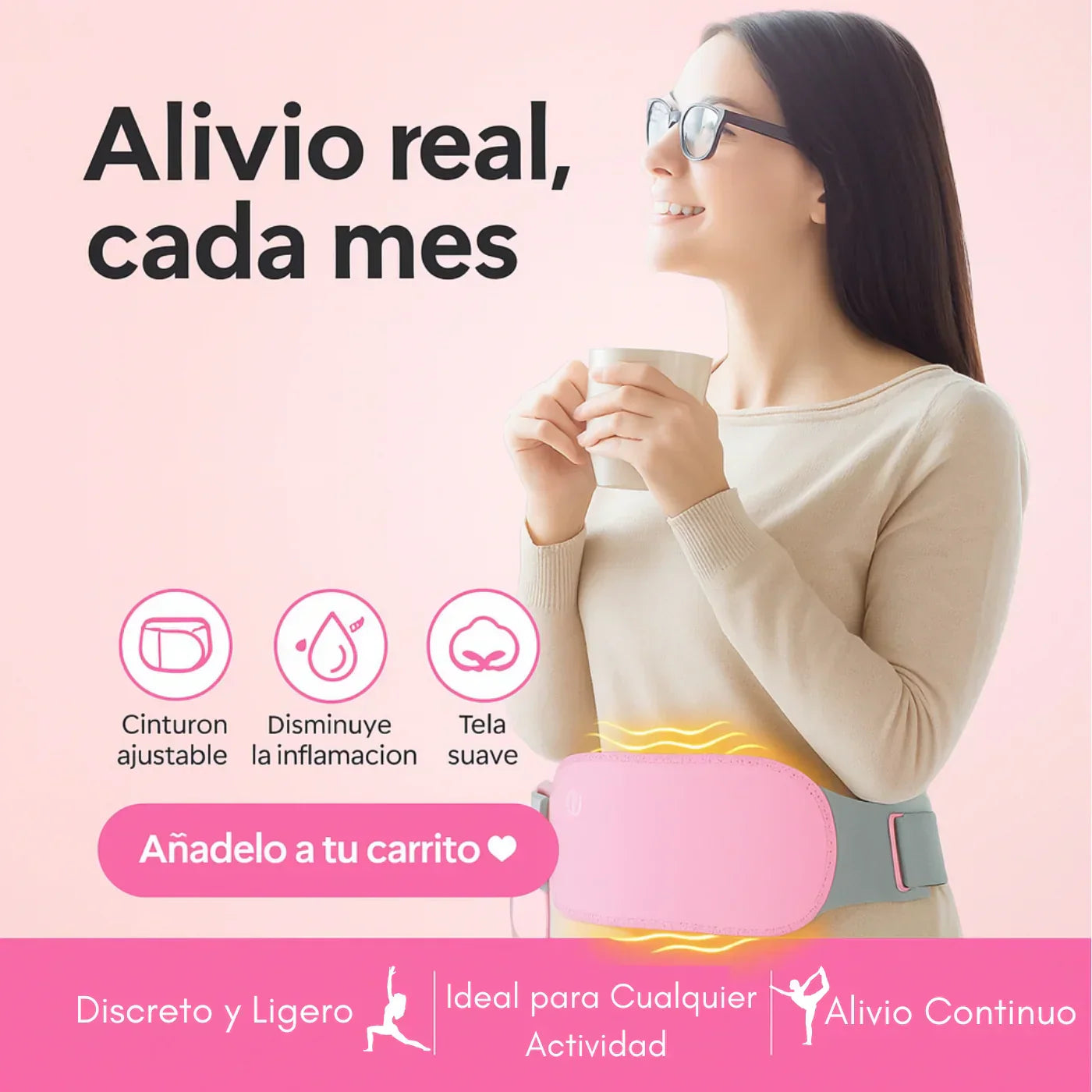 CicloCalm™ – Tu Calor Terapéutico en Cada Cólico 🌙💆‍♀️