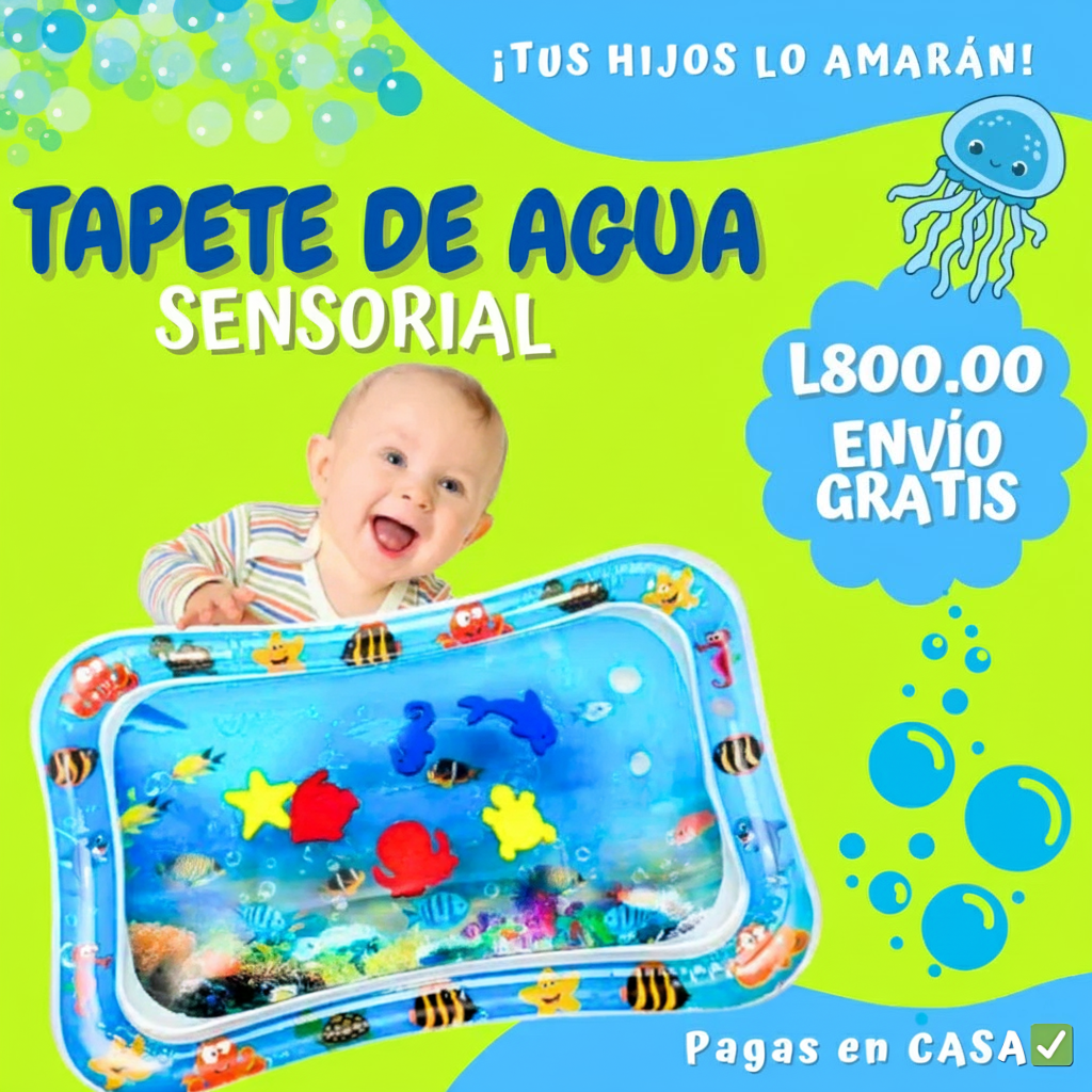 FlowCush™💦🌀 – Tapete Hidrodinámico de Confort y Estimulación🌟