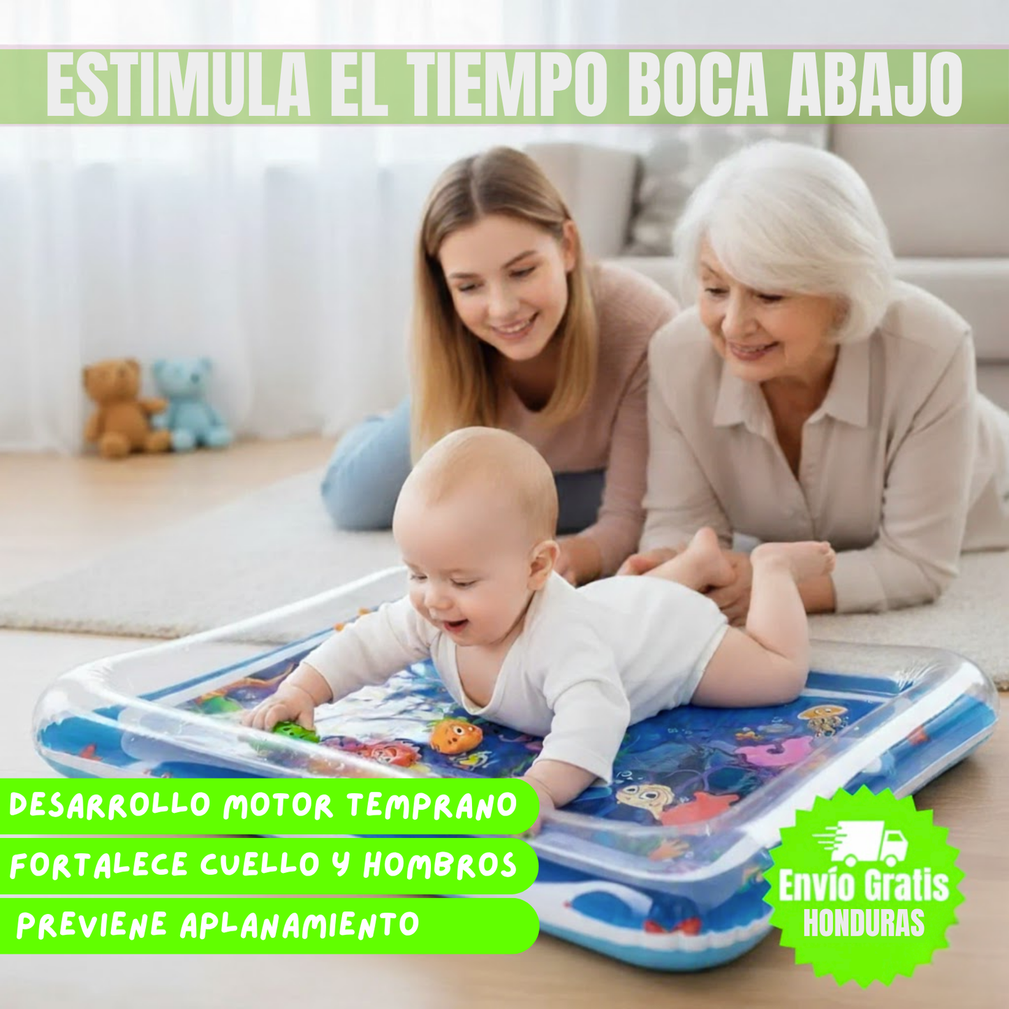 FlowCush™💦🌀 – Tapete Hidrodinámico de Confort y Estimulación🌟
