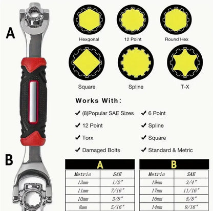 PROTORQUE™ - LLAVE UNIVERSAL MULTIFUNCIONAL 48 EN 1 💪🛠️