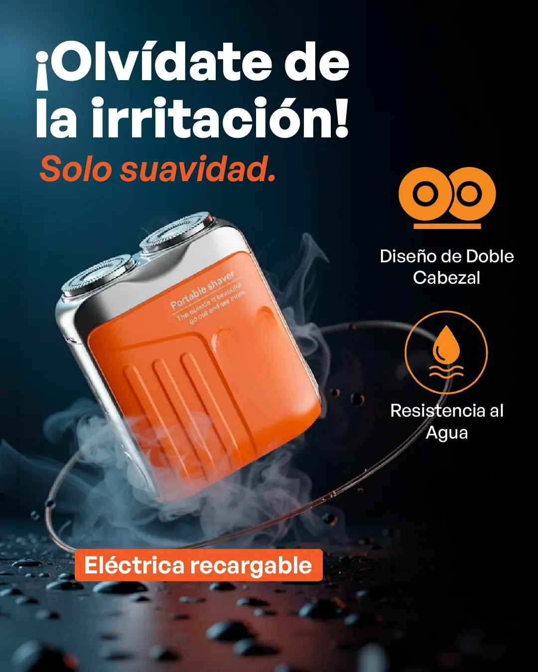 TurboShave™ || Afeitadora Eléctrica de Bolsillo para Hombre