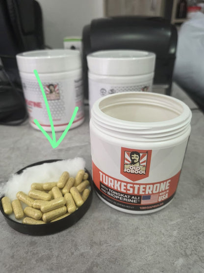 Turkesterone Old School™ – Fuerza, Resistencia y Vitalidad | 120 capsulas  | ENVÍO GRATIS y PAGA AL RECIBIR