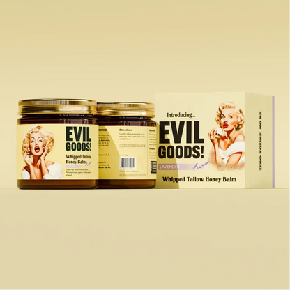 EvilGoods™ 🐄🍯 – Bálsamo Natural Hidratante para la Piel | Sebo de Res + Miel de Manuka para Piel Suave 🌿