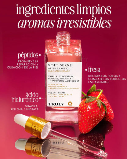 Truly Soft Serve™ ✨ – After Shave Oil | Aceite hidratación para después del afeitado