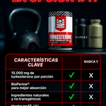 Turkesterone Old School™ – Fuerza, Resistencia y Vitalidad | 120 capsulas  | ENVÍO GRATIS y PAGA AL RECIBIR